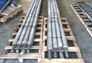 Small Diameter Furnace Screws Made with HT Alloy